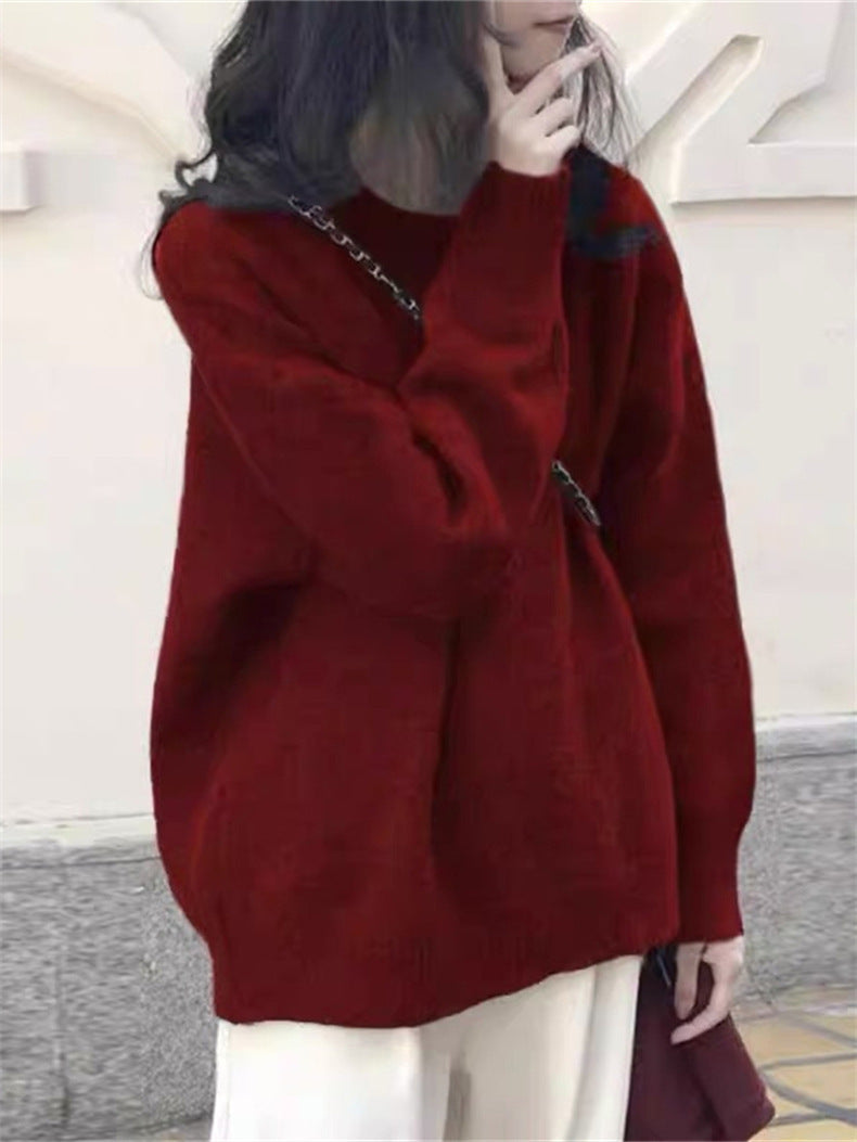 Damen Oversized Strickpullover mit weichem Material und lässigem Schnitt ModeGeist