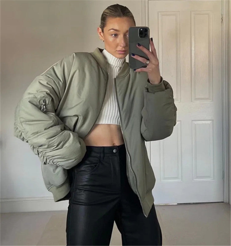 Damen Oversize-Pufferjacke ModeGeist