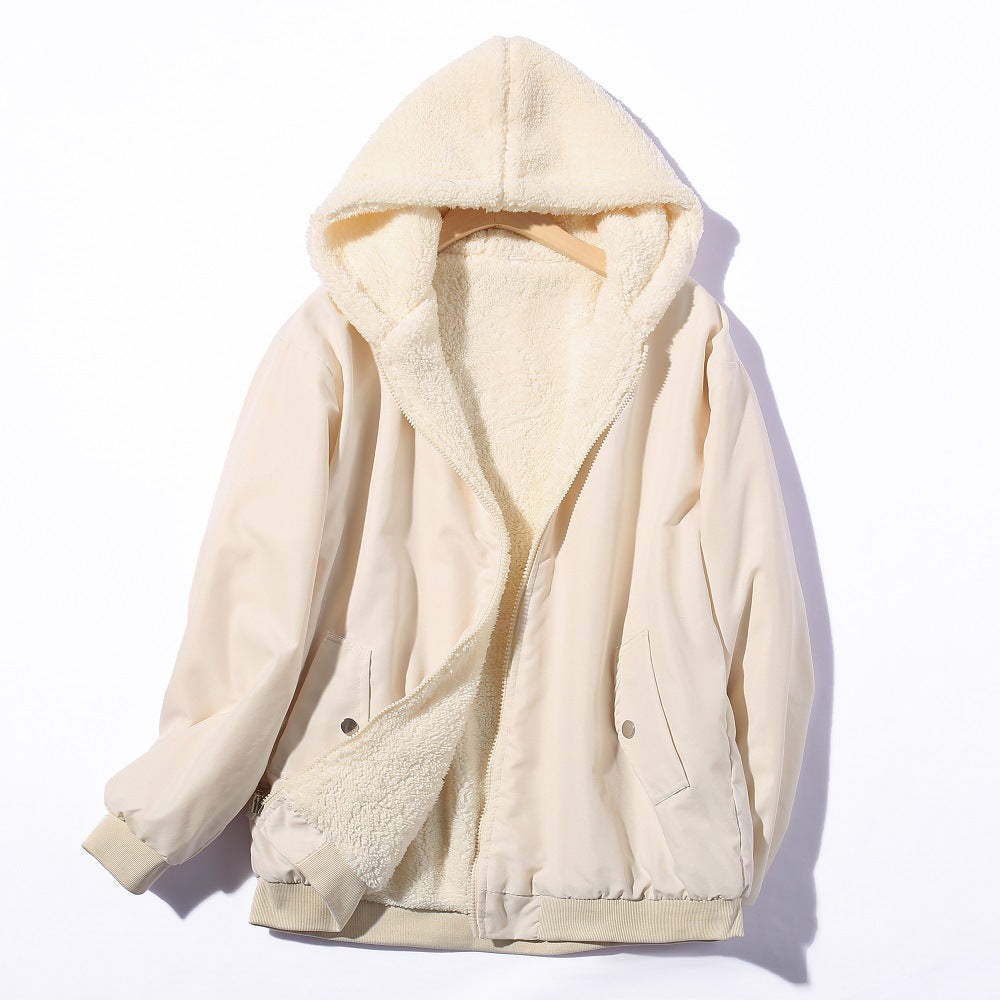 Damen Kuschelige Fleece-Jacke ModeGeist