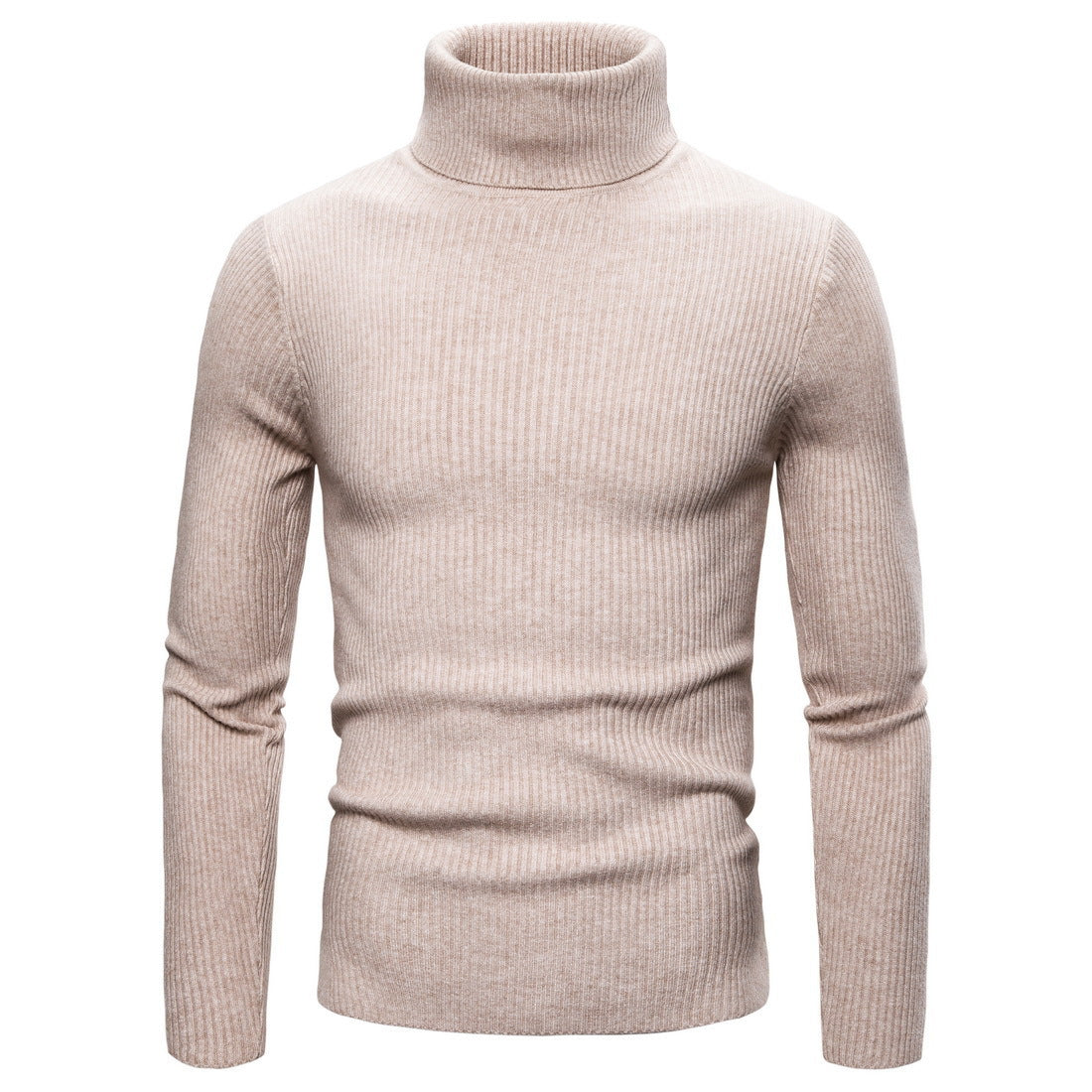 Herren modischer Rollkragenpullover aus hochwertigem Strick ModeGeist