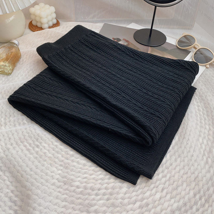 Damen Weiche Strickhose mit Zopfmuster ModeGeist