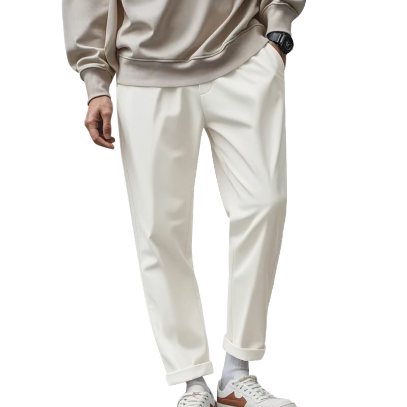 Herren elegante Chino-Hose mit bequemem Bund und modischem Schnitt ModeGeist