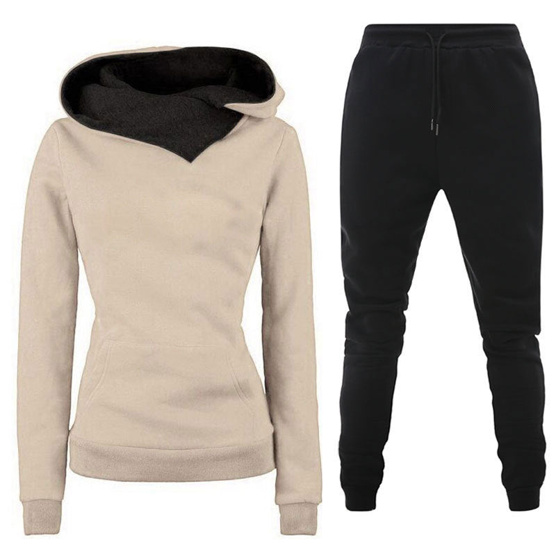 Damen Sportliches Sweater- und Jogginghose Set ModeGeist