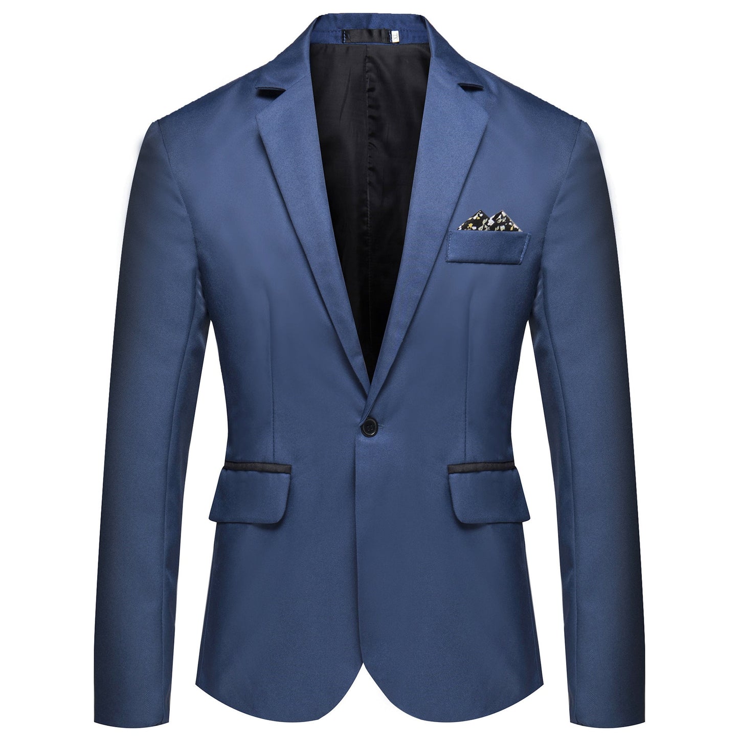 Herren modischer und eleganter Anzugjacke mit satiniertem Finish ModeGeist