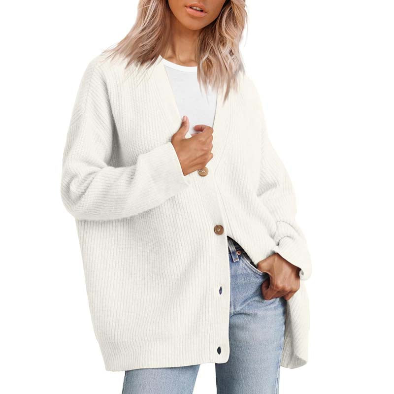 ModeGeist | Klassische Strick-Strickjacke für Alltag