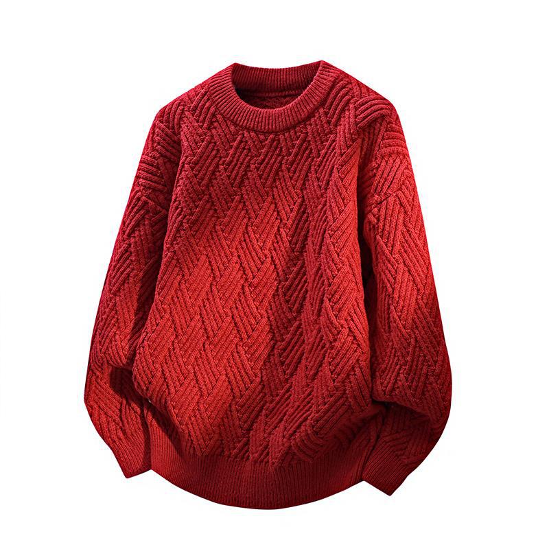 Damen Gemusterter Strickpullover ModeGeist