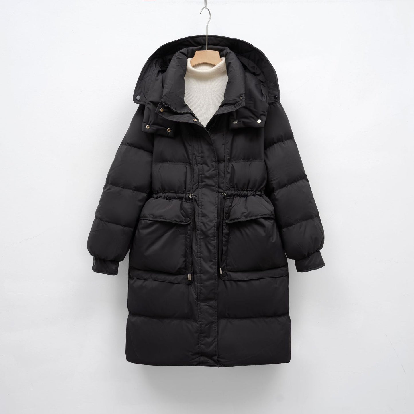 Damen isolierte Winterjacke mit verstellbarem Bund ModeGeist