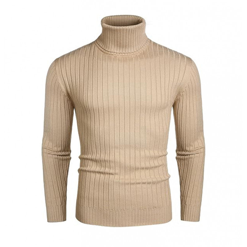 Herren Rollkragenpullover aus hochwertigem Rippstrick ModeGeist