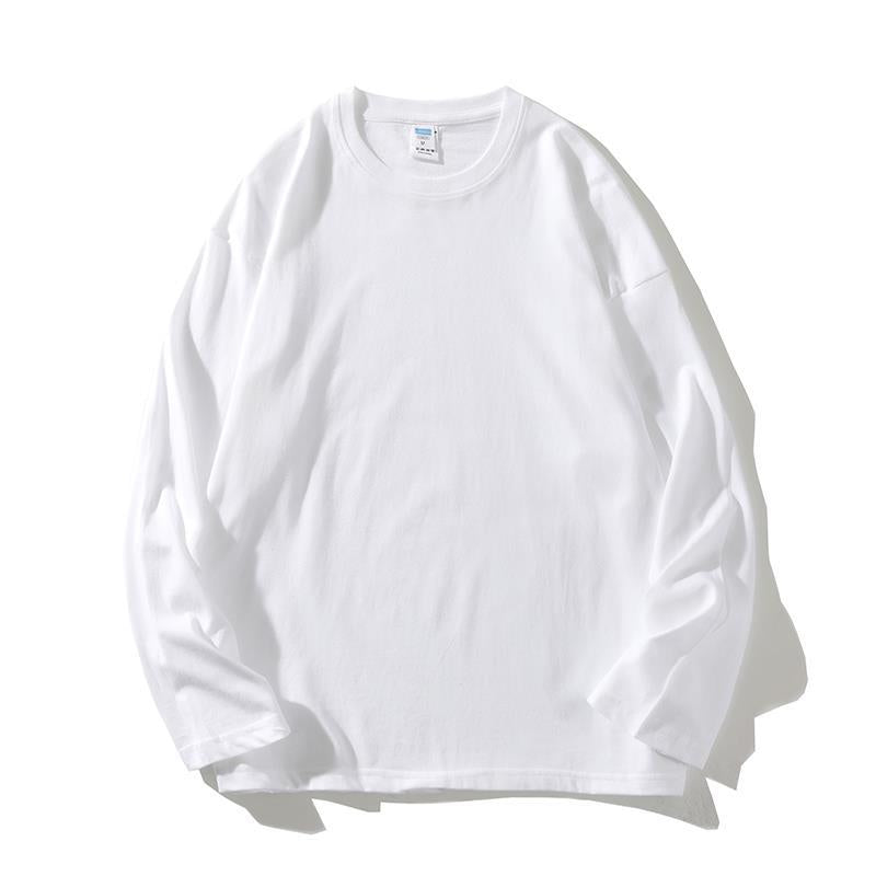 Damen vielseitiges Langarm-T-Shirt aus hochwertiger Baumwolle ModeGeist