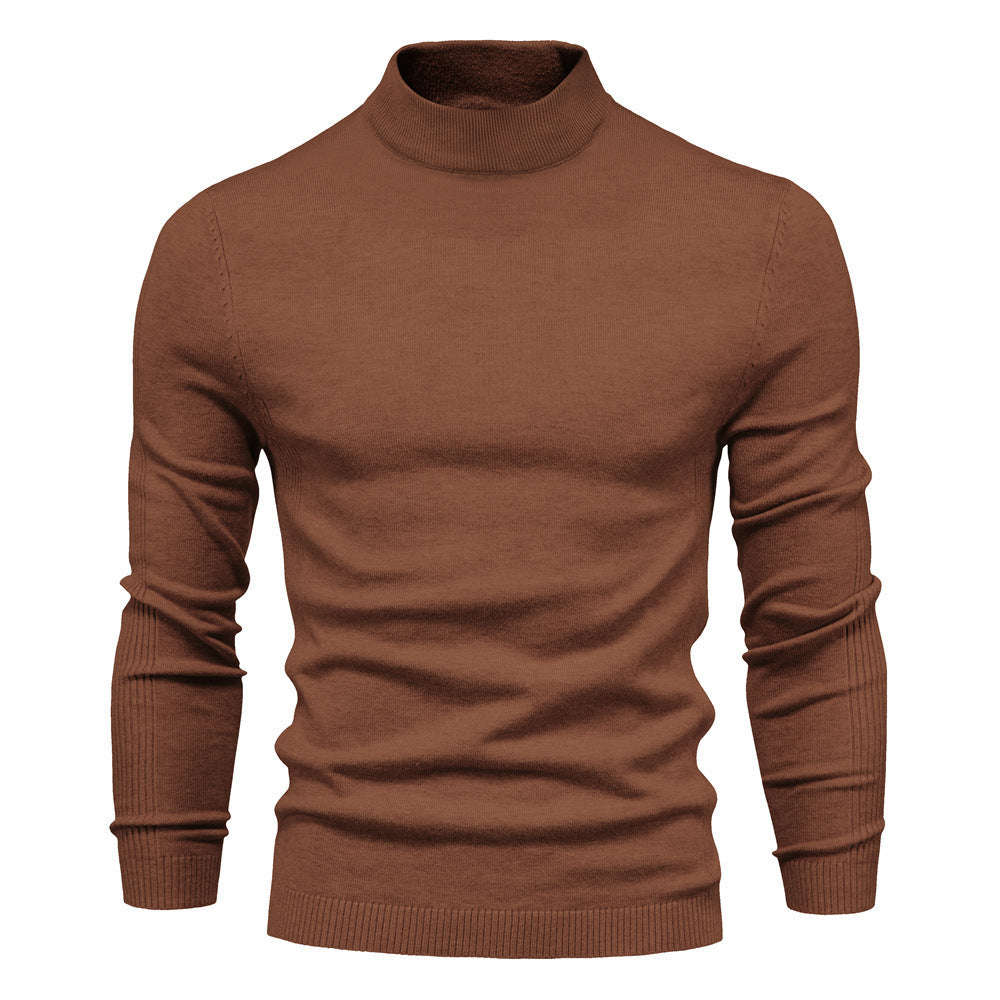 Herren stilvoller Rollkragenpullover aus weicher Merinowolle ModeGeist