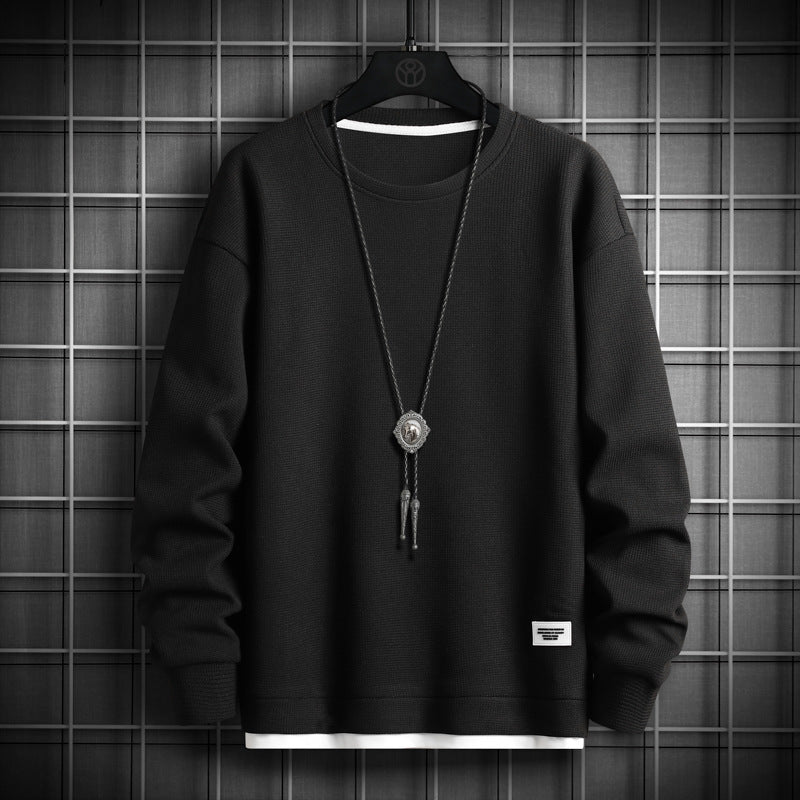 Herren lässiger Sweatshirt mit strukturiertem Stoff und modernem Schnitt ModeGeist