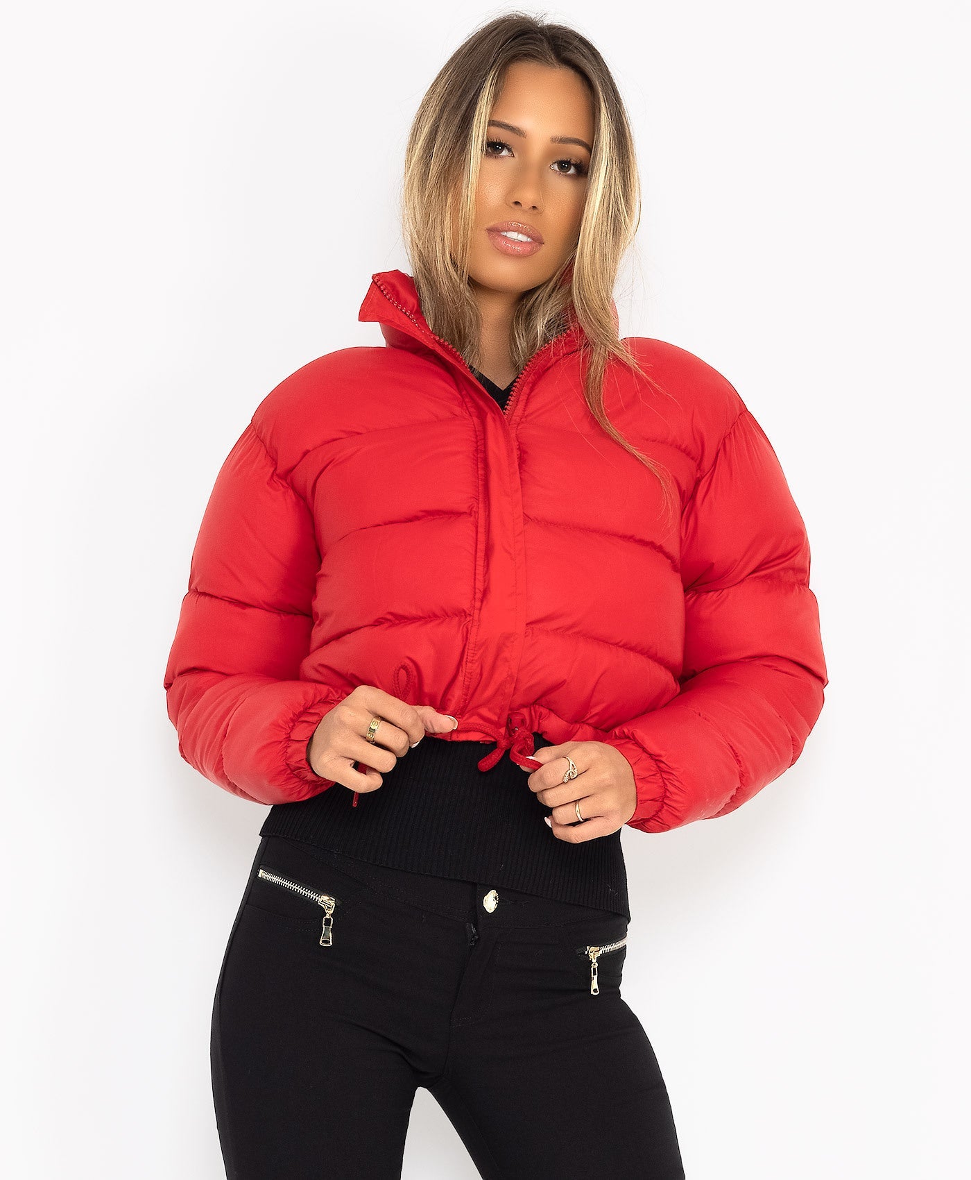 Damen trendige kurze Steppjacke ModeGeist