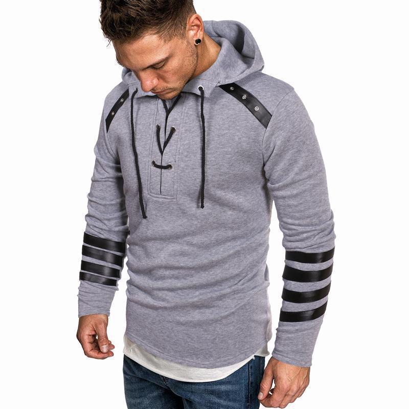 Herren lässiger Hoodie mit akzenten ModeGeist