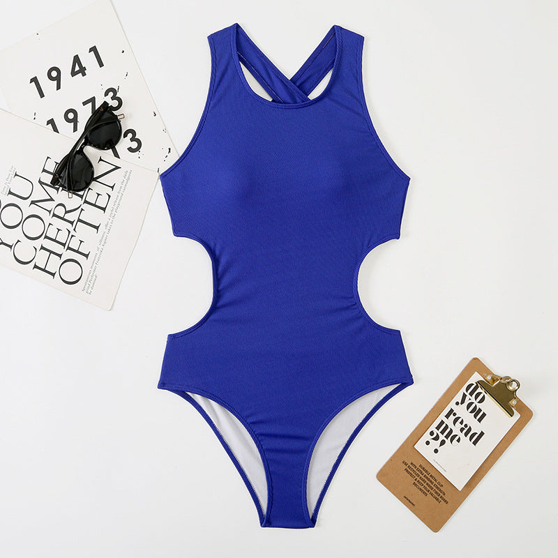 Moderner Damen Badeanzug mit innovativem Cut-out Design