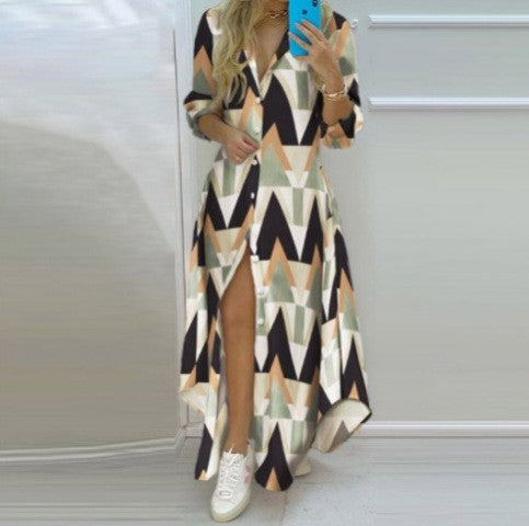 Damen Kimono-Robe mit Printdesign ModeGeist