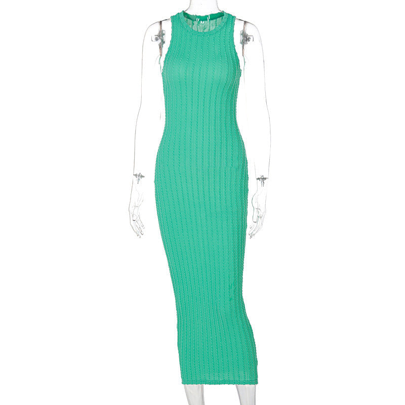 Komfortables, figurbetontes Damen-Rippenstrickkleid von MODEGEIST