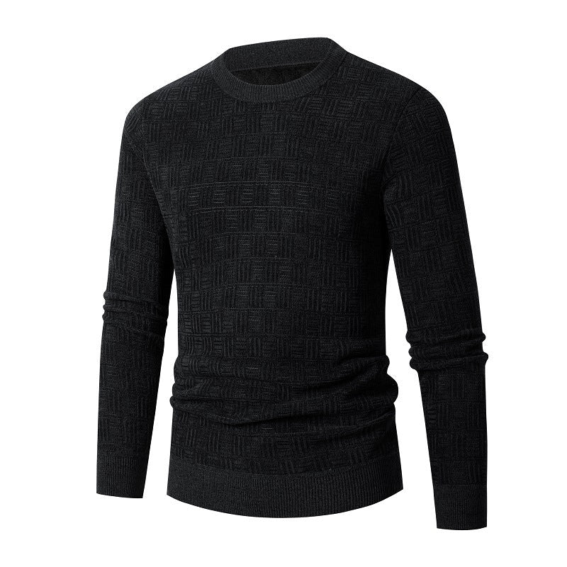 Herren modischer Strickpullover mit einzigartigem Strukturdesign ModeGeist