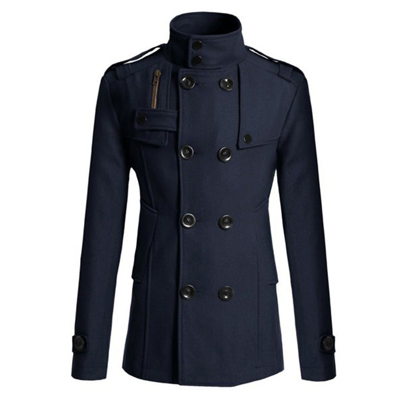 Damen Modischer Trenchcoat mit asymmetrischem Schnitt und praktischen Taschen ModeGeist