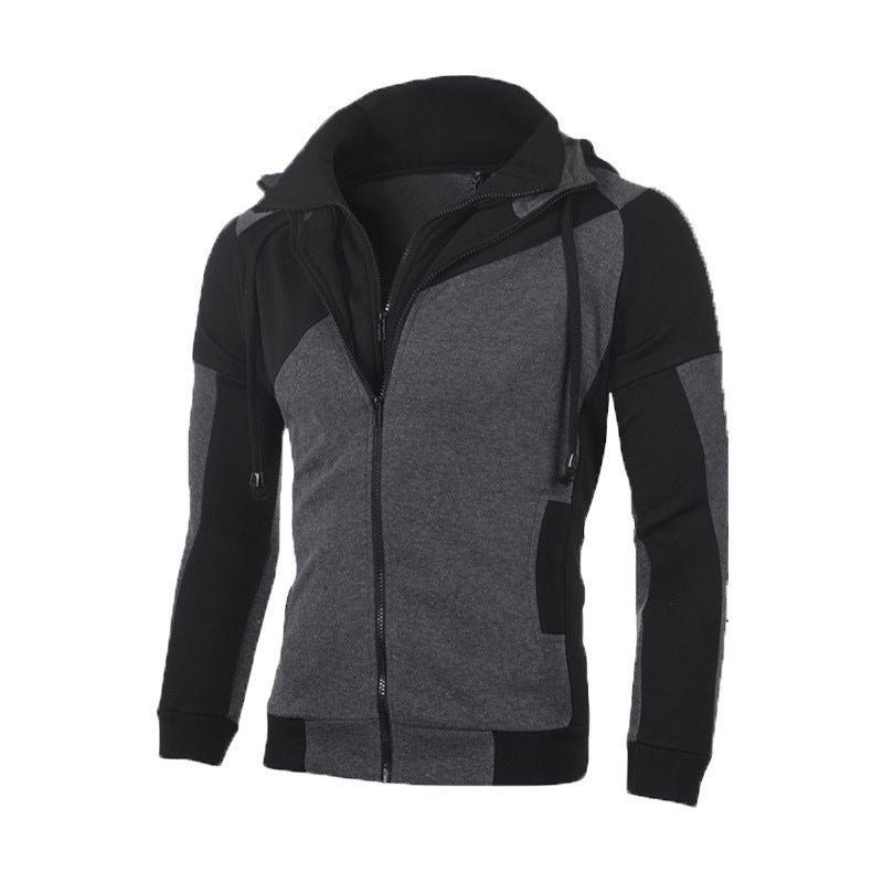 Herren funktionale Sportjacke mit hohem Kragen ModeGeist