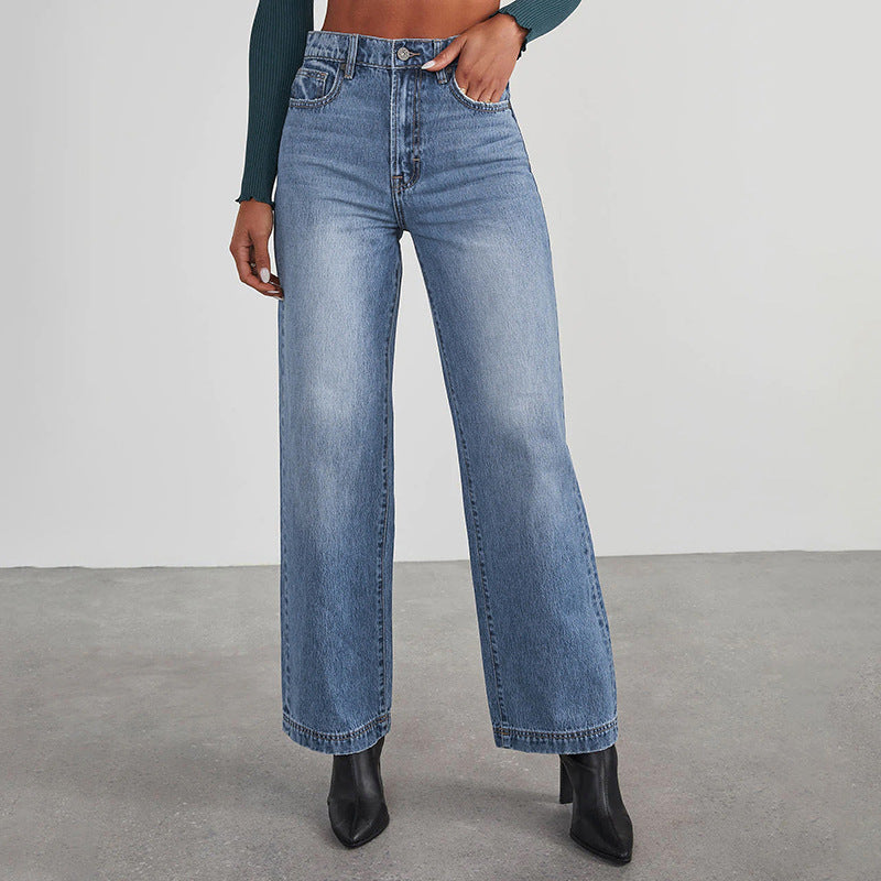 Modegeister Damen Jeans in weiter Passform