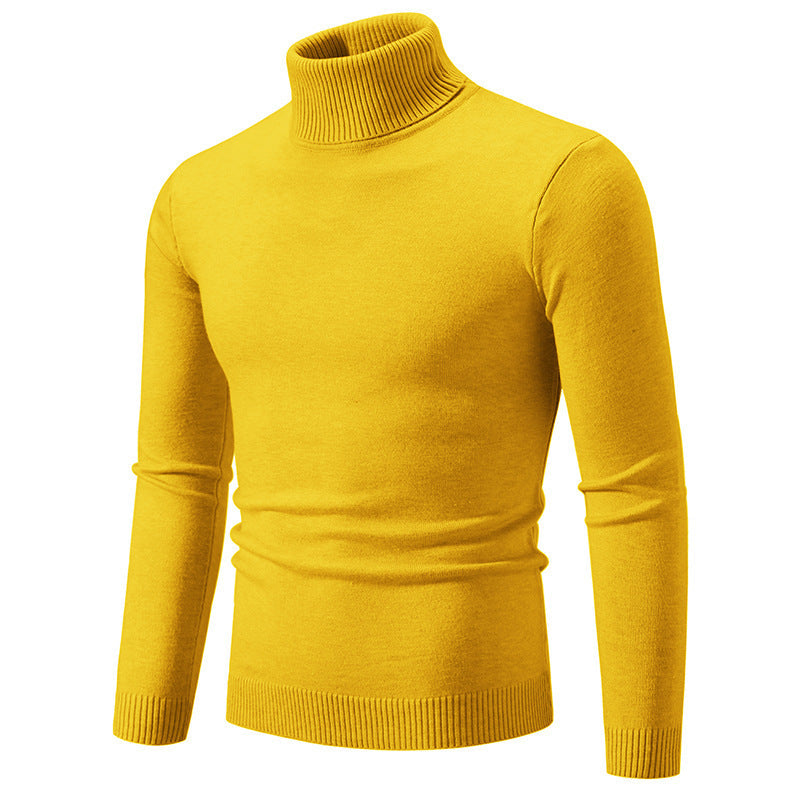Herren eleganter Rollkragenpullover aus feiner Baumwolle ModeGeist