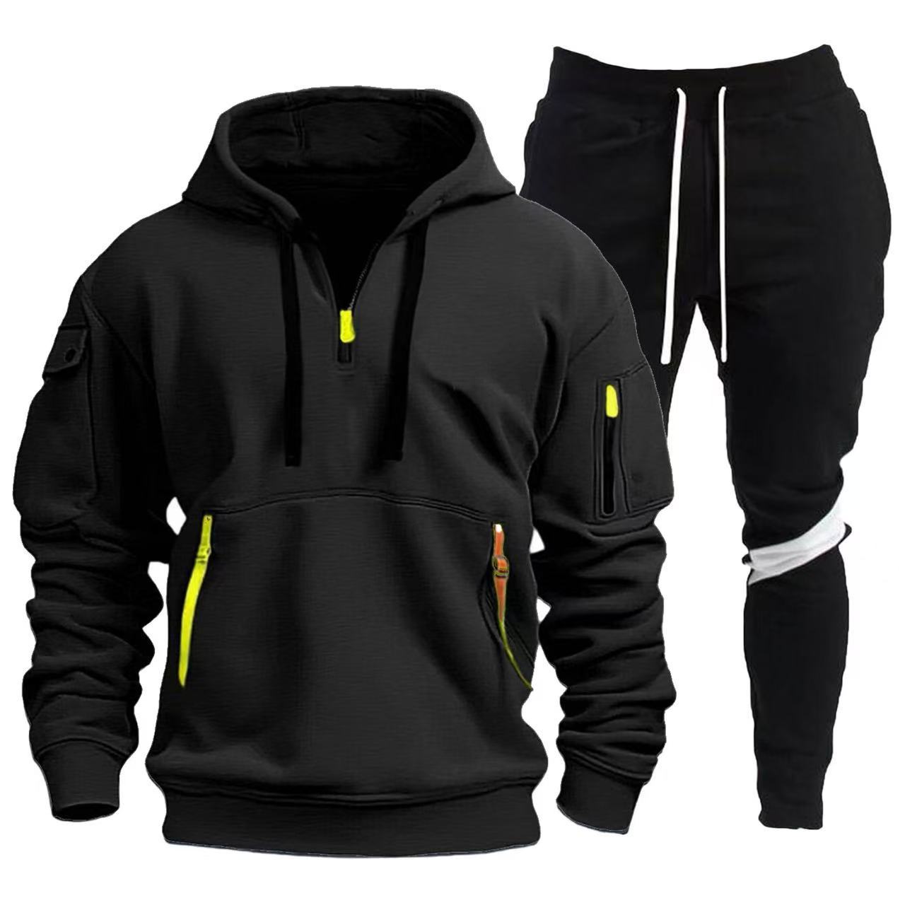 Herren Sportliche Hoodie- und Jogginghosen Kombination ModeGeist