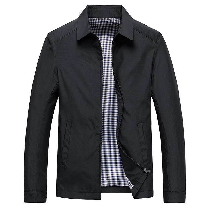 Herren Freizeitjacke mit lässigem Schnitt und praktischen Taschen ModeGeist