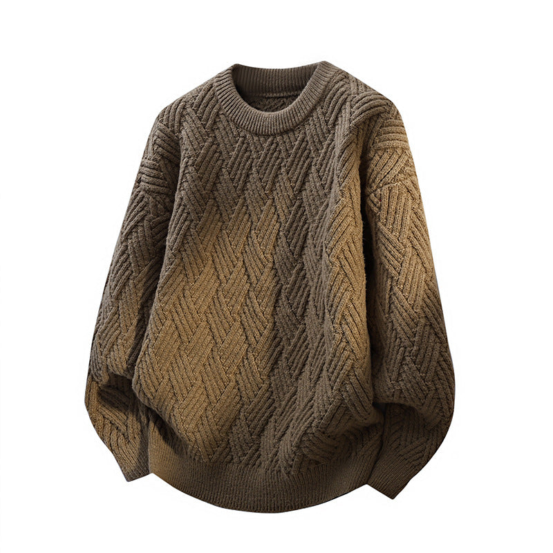 Damen Gemusterter Strickpullover ModeGeist