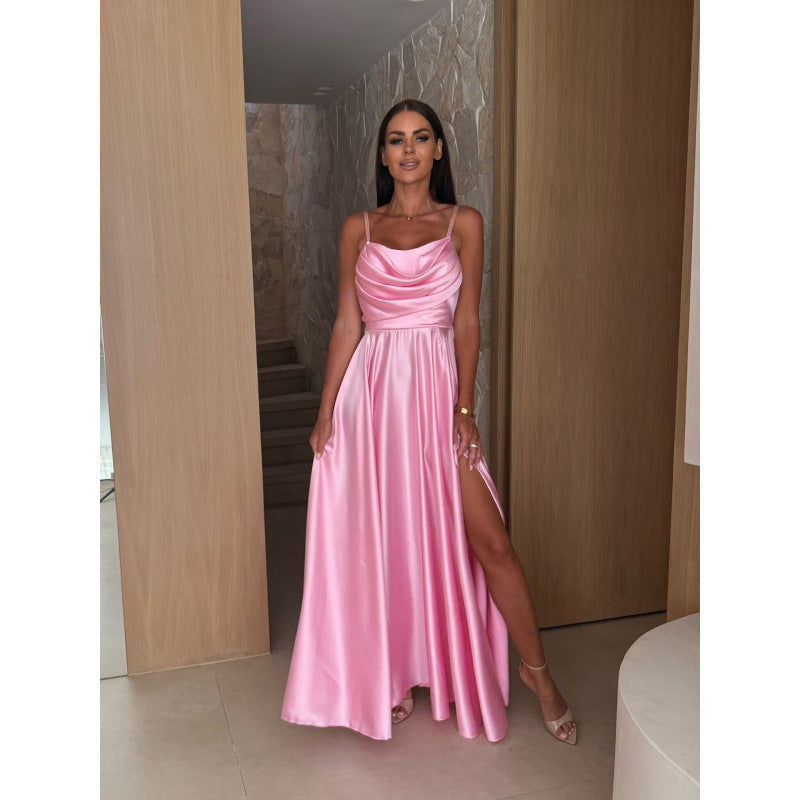 Damen Elegantes Bodenlanges Abendkleid ModeGeist