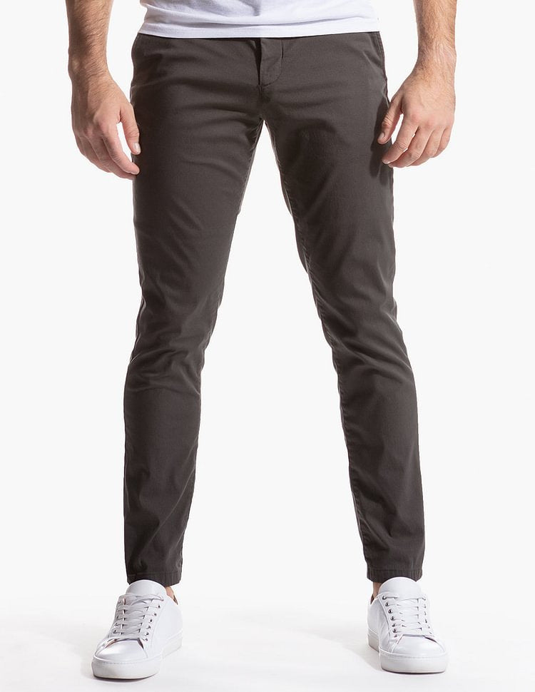 Herren Slim-Fit Chinohose aus atmungsaktivem Material ModeGeist