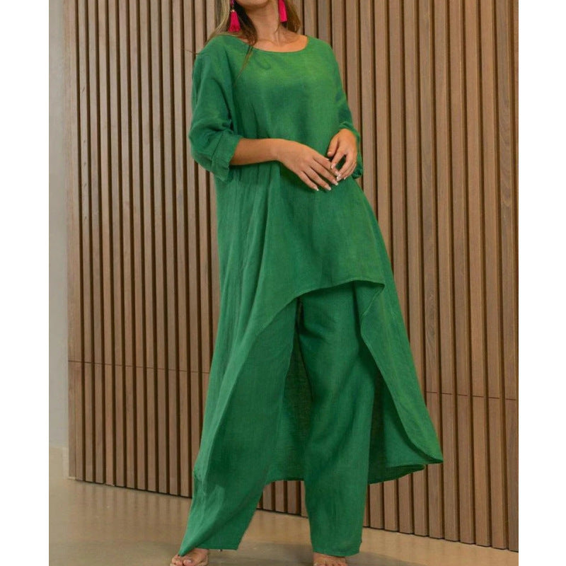 Modegeist Damen Sommerkleid: asymmetrischer Schnitt, lässiger Style