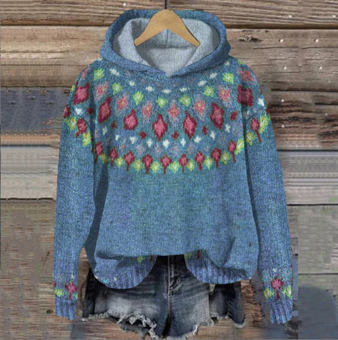 Damen-Hoodie Ethel im 3D-Design