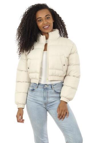 Damen gesteppte Winterjacke mit Kapuze ModeGeist