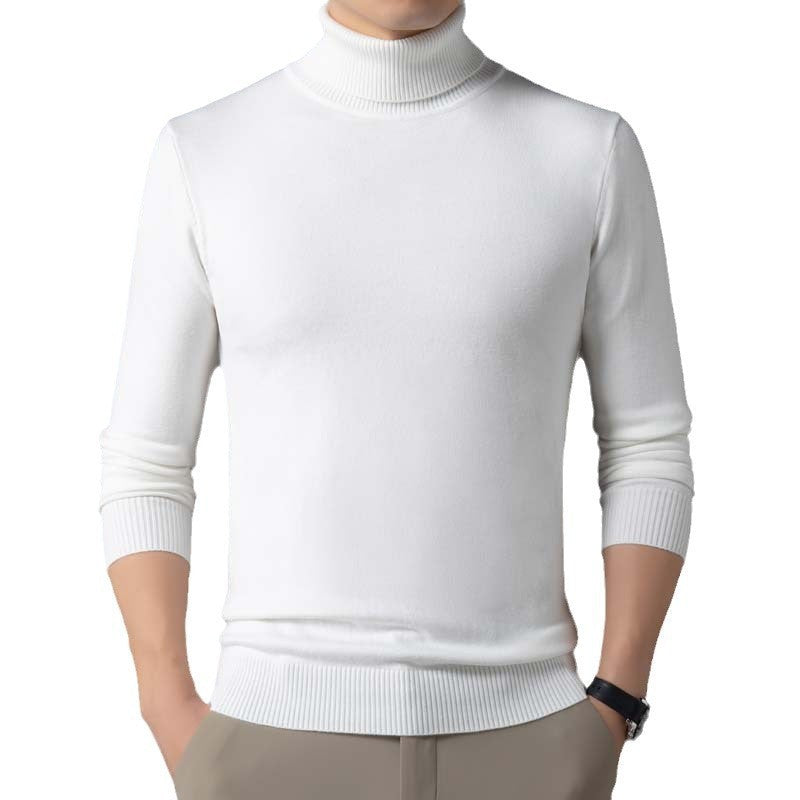 Herren figurbetonter Pullover mit Rollkragen ModeGeist