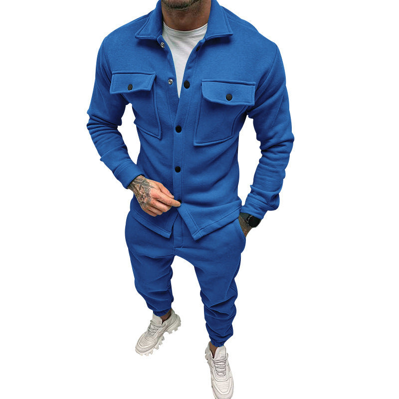 Herren lässige Sweatjacke mit funktionalen Taschen und modernem Kragen ModeGeist