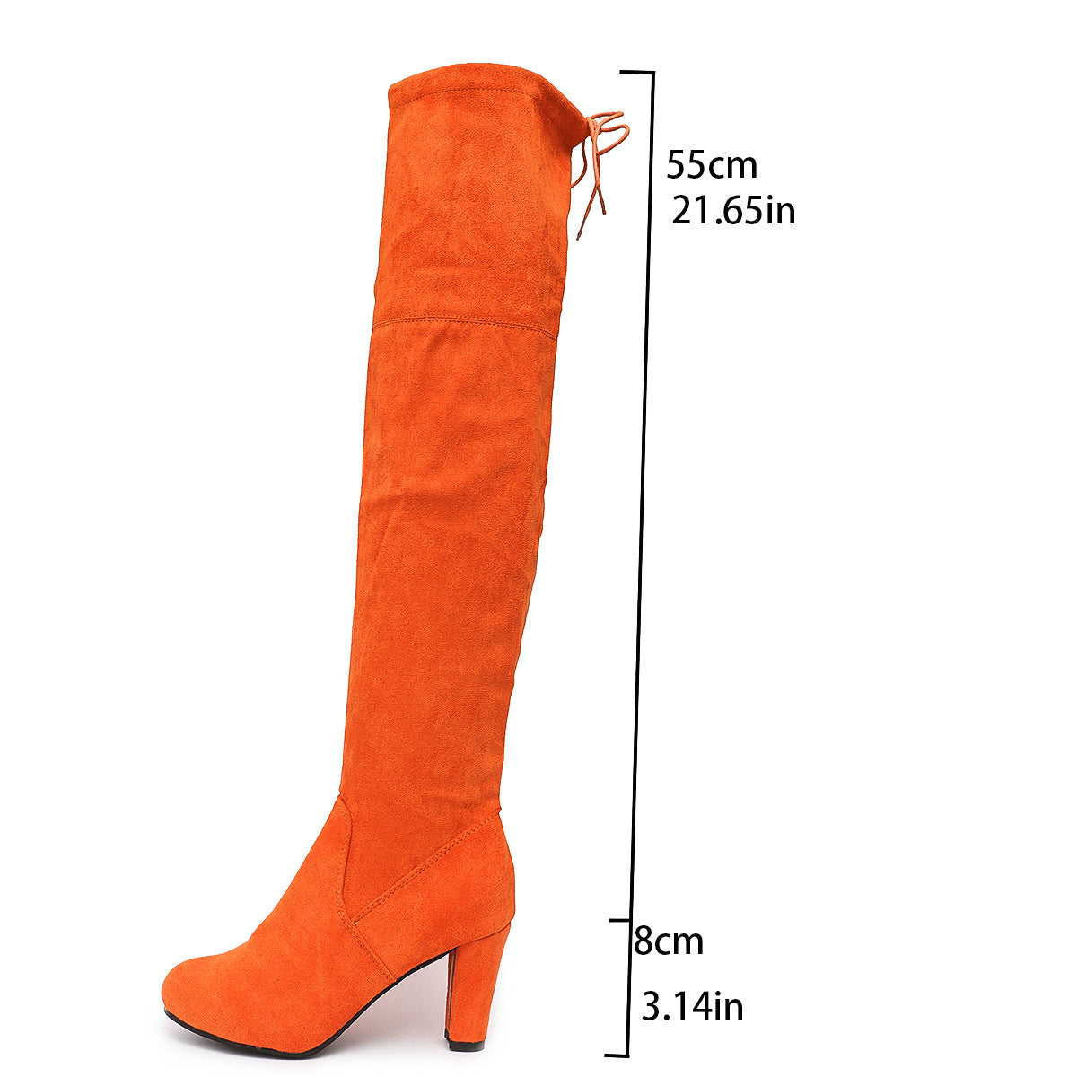 Damen Overknee-Stiefel mit modernem Design und elegantem Blockabsatz ModeGeist