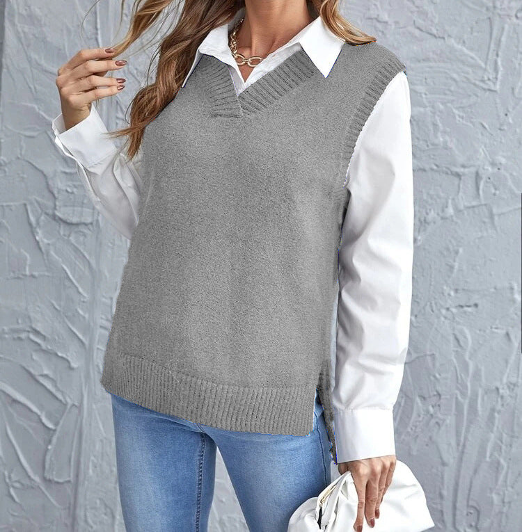 Damen lässiger Layering-Pullover ModeGeist
