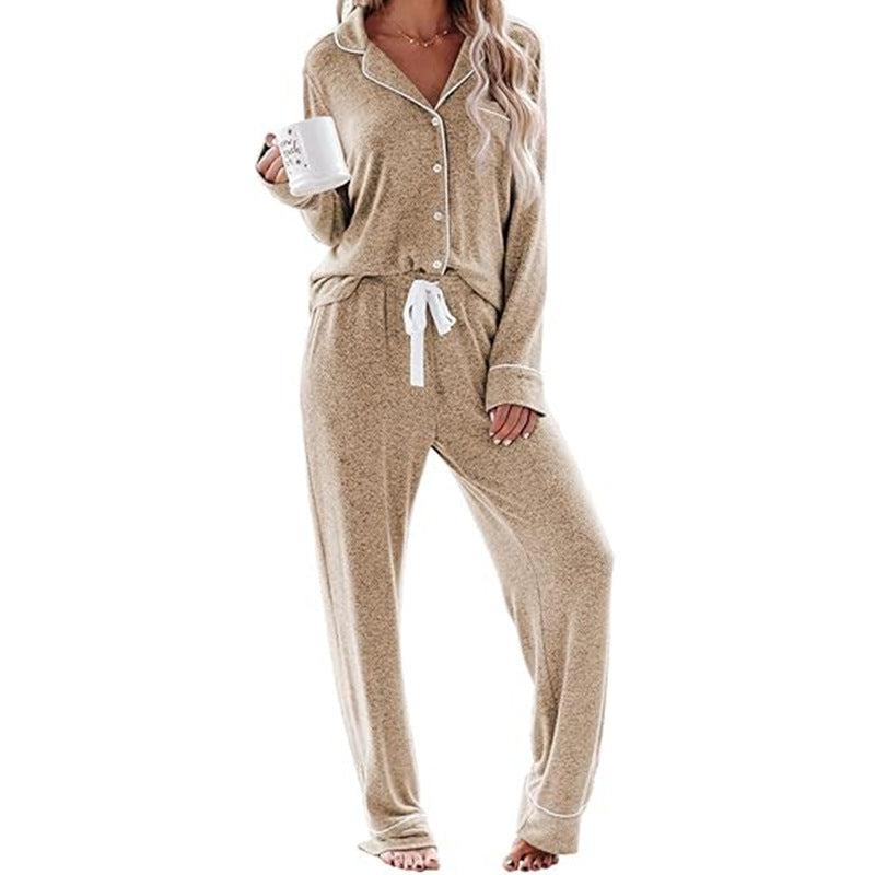 Damen Schlafanzug-Set aus weichem, atmungsaktivem Material ModeGeist