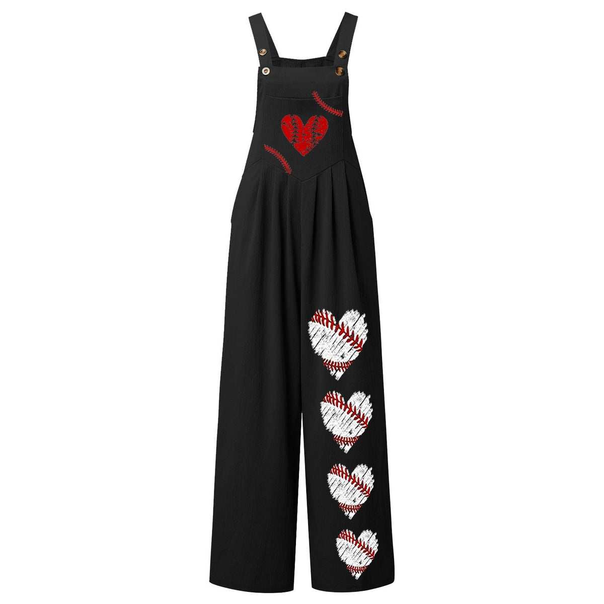 Damen Latzhose mit einzigartigem Herz-Motiv ModeGeist