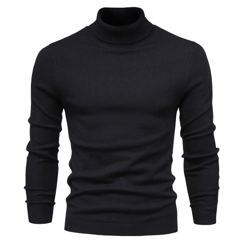 Herren Grober Rollkragenpullover aus wärmendem Material mit strukturierter Oberfläche ModeGeist