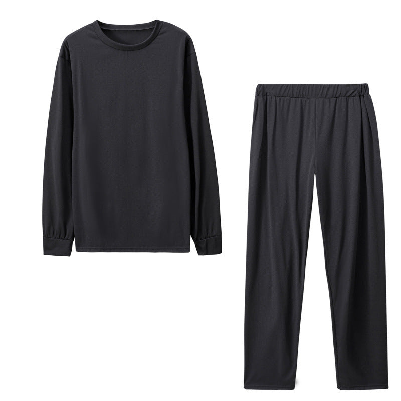 Damen Langarm Schlafanzug Set mit elastischen Hosen ModeGeist