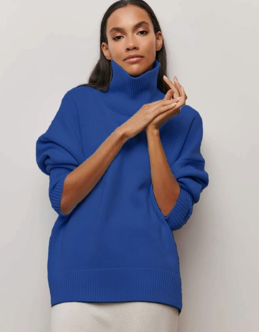 Damen kuscheliger Rollkragenpullover ModeGeist