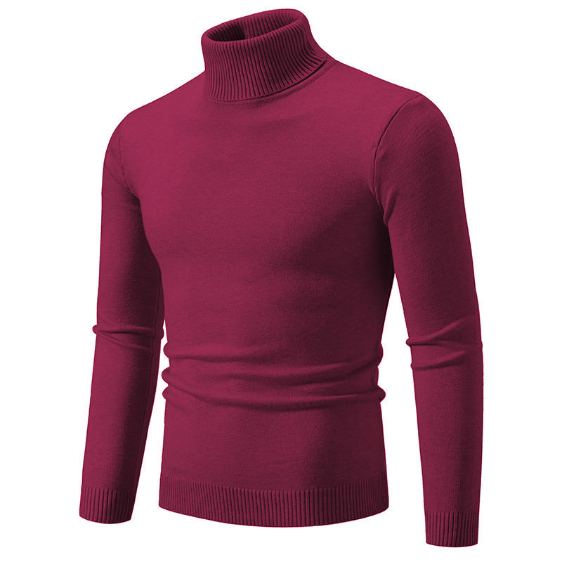 Herren eleganter Rollkragenpullover aus feiner Baumwolle ModeGeist