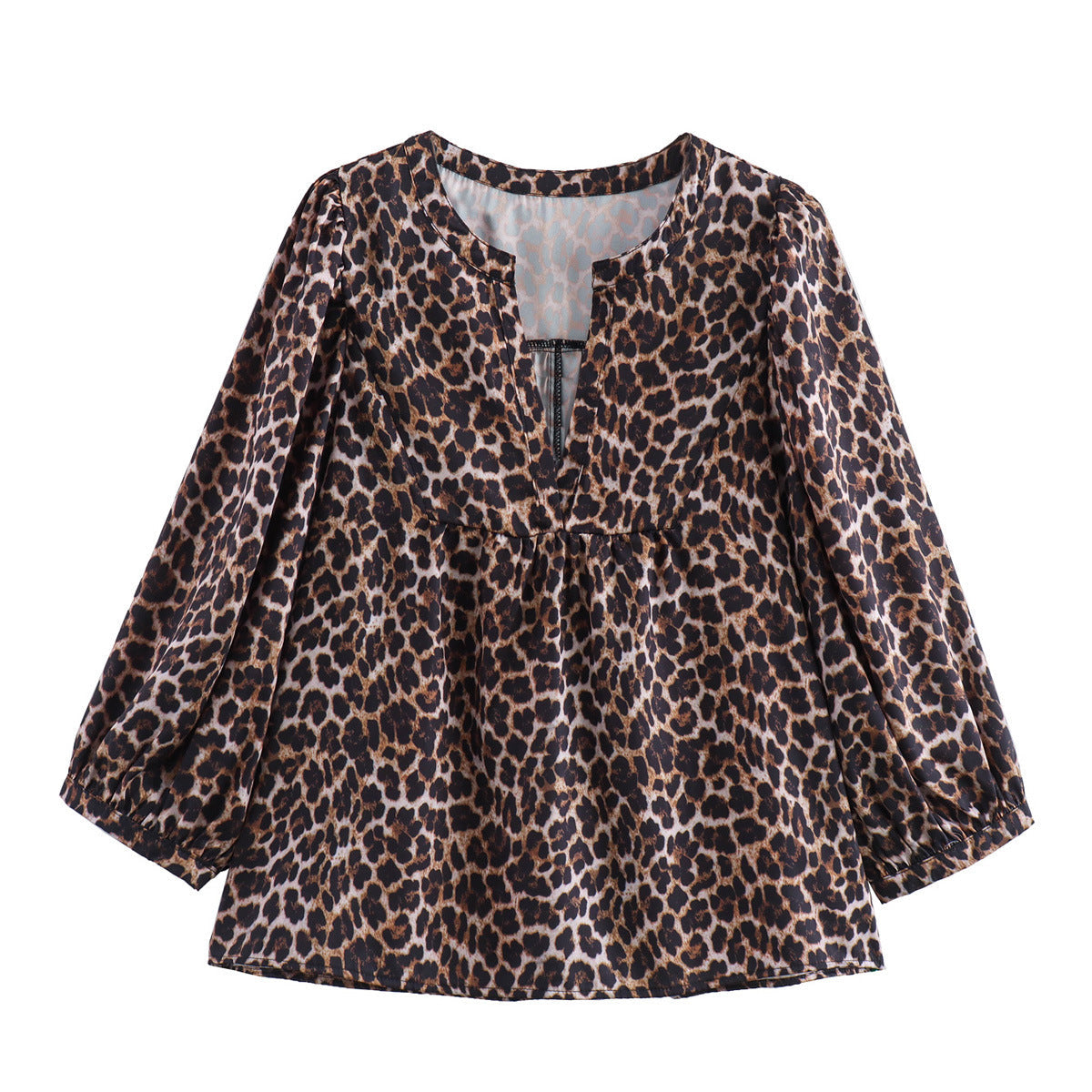 Women's Wide-Leg Animal Print Trousers MODEGEIST