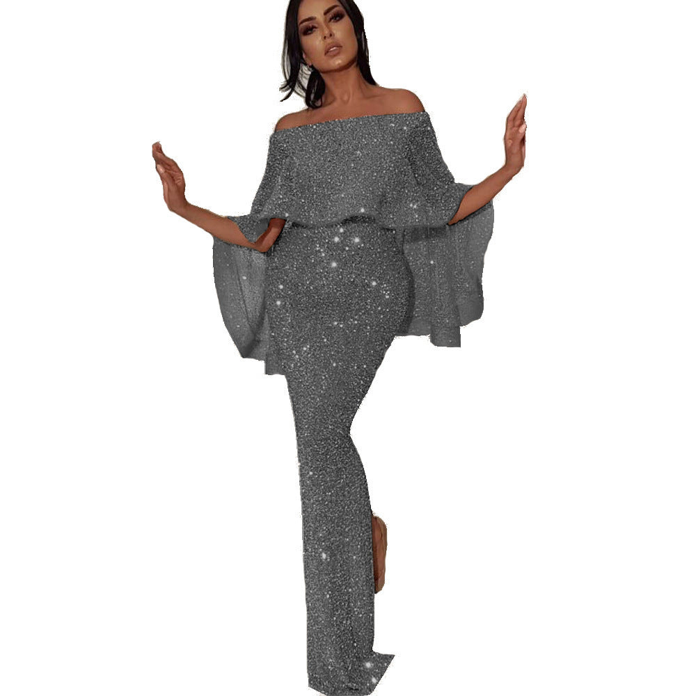 Damen elegantes Glamour-Wickeloberteil mit schimmernden Akzenten ModeGeist