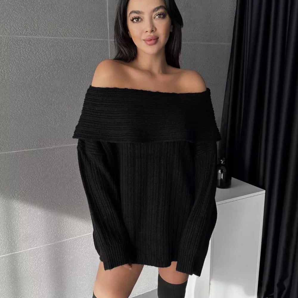 Damen Oversized Strickpullover ModeGeist