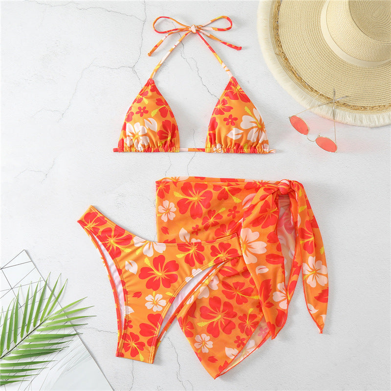 Modischer Damen-Bikini mit Wickelrock und bequemem Schnitt