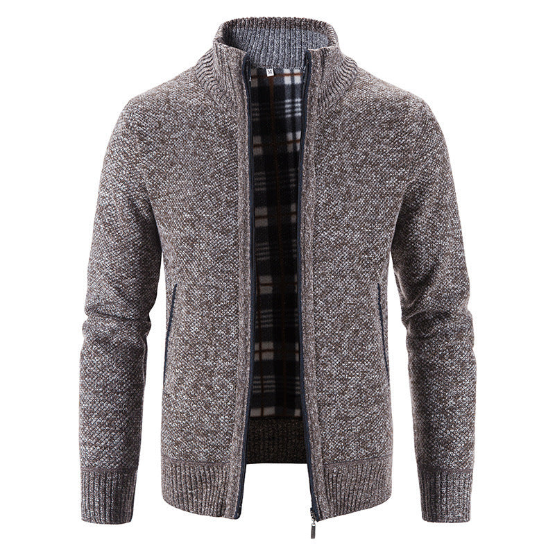 Herren Strickjacke mit innovativem wärmeisolierendem Innenfutter ModeGeist