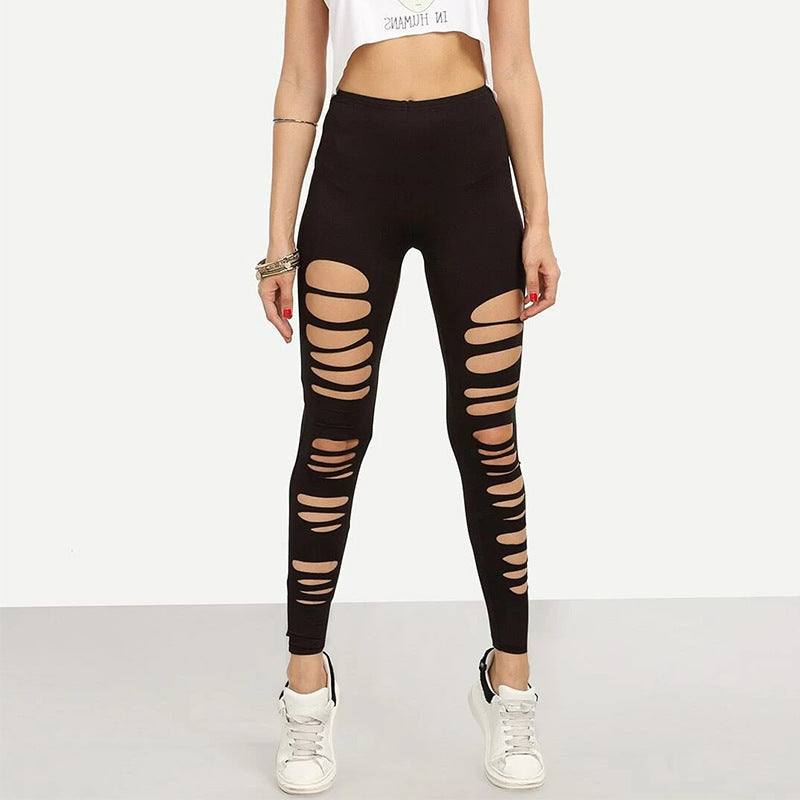 Damen Leggings mit raffiniertem Cut-Out Design ModeGeist