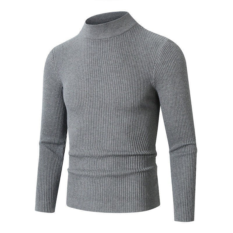 Herren Rollkragenpullover aus hochwertiger Rippenstruktur ModeGeist